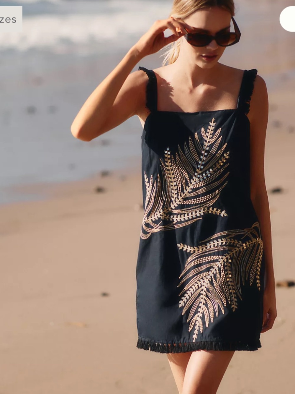 Anthropologie Sariah Fringe Mini Dress